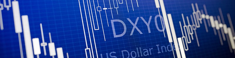 Dollar index (DXY, USDX) cfd trading at AvaTrade